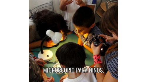 microscópio infantil
